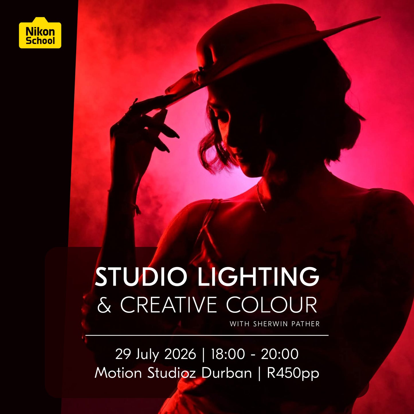 Studio Lighting & Creative Colour in Studio Workshop with Sherwin Pather