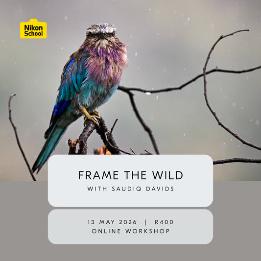 Frame the Wild Photography Workshop with Saudiq Davids