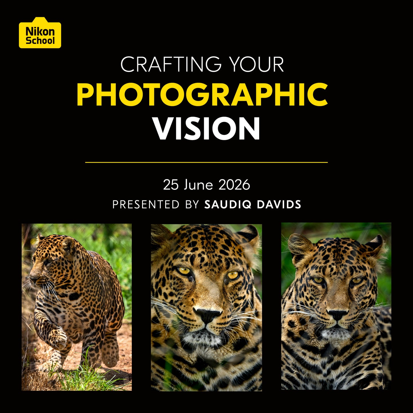 Crafting Your Photographic Vision with Saudiq Davids