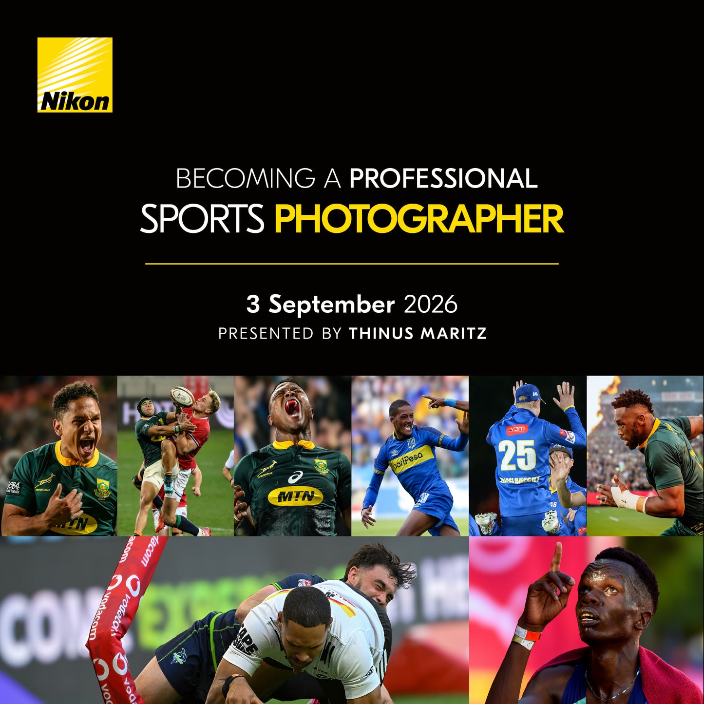 Becoming a Professional Sports Photographer with Thinus Maritz