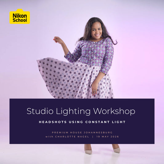 Studio Lighting Workshop : Headshots Using Constant Light with Charlotte Nagel